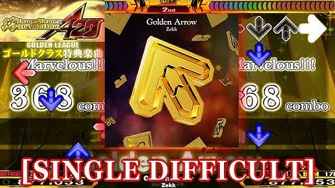 【DDR A20】 Golden Arrow [SINGLE DIFFICULT] 譜面確認＋クラップ