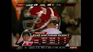 2008 Tennessee vs # 2 Alabama