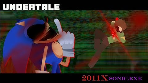 Chara VS Sonic.EXE （Stick Nodes Pro Animation）“Flicker”