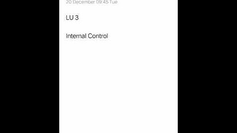 AUE 1501. Learning Unit 3 Basics of Internal Control #unisa #fac #auditing