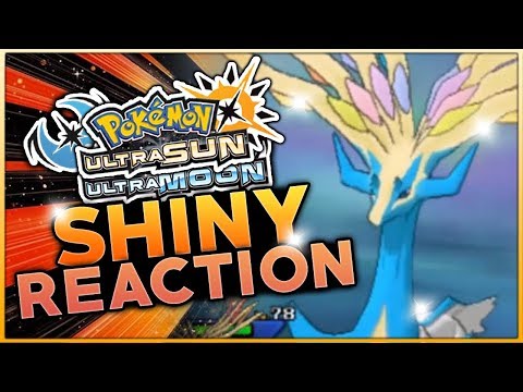 SHINY XERNEAS IN 573 ENCOUNTERS! Pokemon Ultra Sun And Ultra Moon Shiny Legendary Pokemon Reaction!