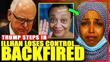 Ilhan Omar’s Threats Just BACKFIRED… Tim Walz CRIES After Trump