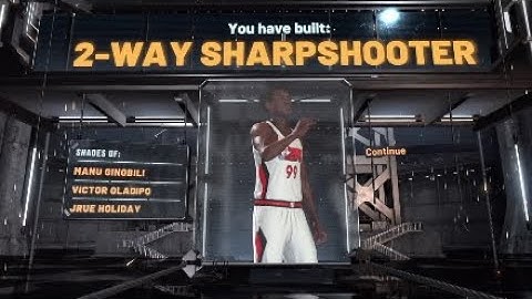 BEST WAY TO MAKE THE 2 - WAY SHARPSHOOTER BUILD IN 2K21 !