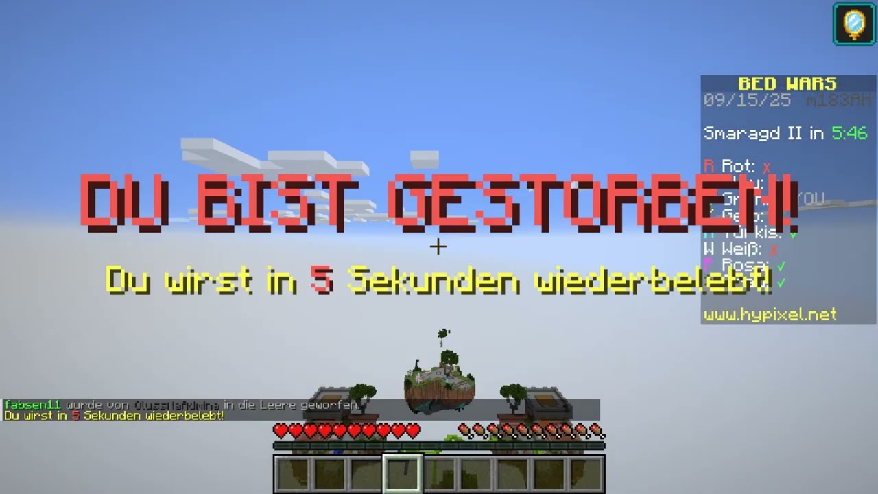 Er hatte einen UNSICHTSBARKEITS TRANK??? Minecraft Bedwars #02