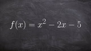 Converting between quadratic and vertex form by completing the square
