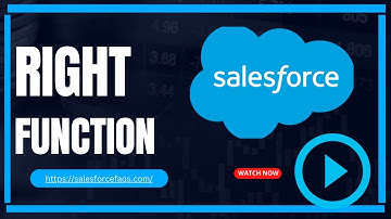 Salesforce RIGHT Function | Extract Character Specified Right To String in Salesforce