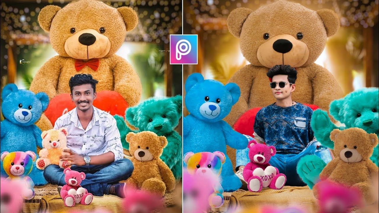 PicsArt Teddy Bear Day Photo Editing || Tedd Bear Photo Editing || Velentine Day Photo Editing