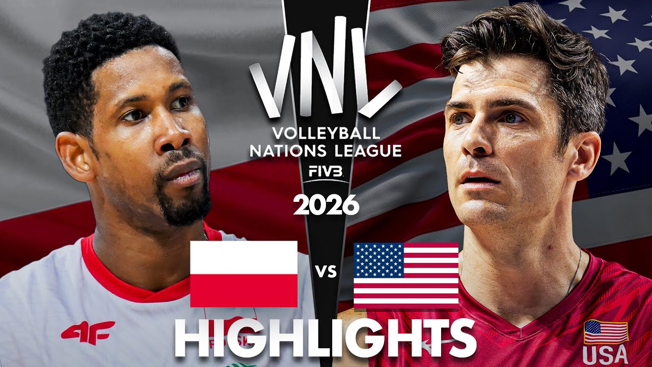 USA 🇺🇸 vs Poland 🇵🇱 | Highlights | Men's VNL 2026