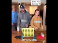 Bottle Flip Connect 4! Boys vs. Girls!