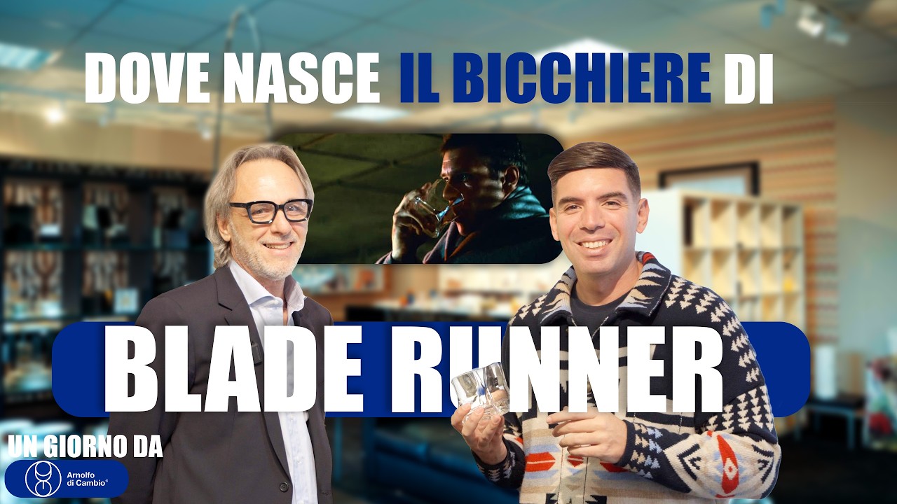 Dove nasce il bicchiere di BLADE RUNNER - Un giorno da Arnolfo di Cambio