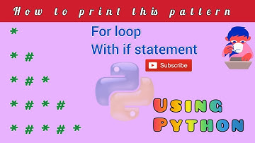 how to print this pattern in python using for loop and if, else statement