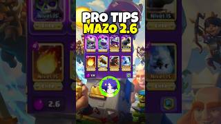 PRO TIPS MAZO 2.6 CLASH ROYALE #protipsclashroyale #mazo26 #mazo2.6 #defensacorrecta