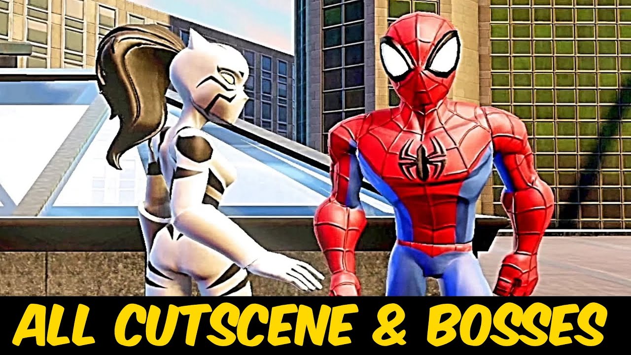 Disney Infinity 2.0 Spiderman Playset All Cutscenes & Bosses YouTube