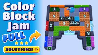 Color Block Jam Level 1443 (1444) Walkthrough - No Boosters! 🚧 | Step-by-Step Solution ✅