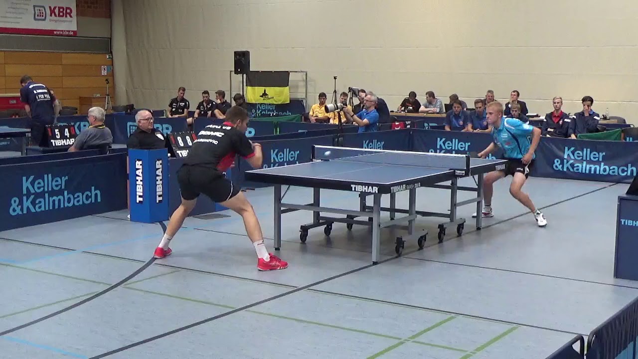 Mladenovic Mainz 05 vs Grebnev Passau   DTTB Pokal 20190825 Stativ  1