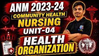 ANM 2023-2024 Community Health Nursing Unit-04 Health organization | BUHS Question last minute tips