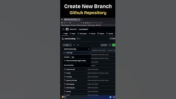 How you can Create a New Branch of Github Repository