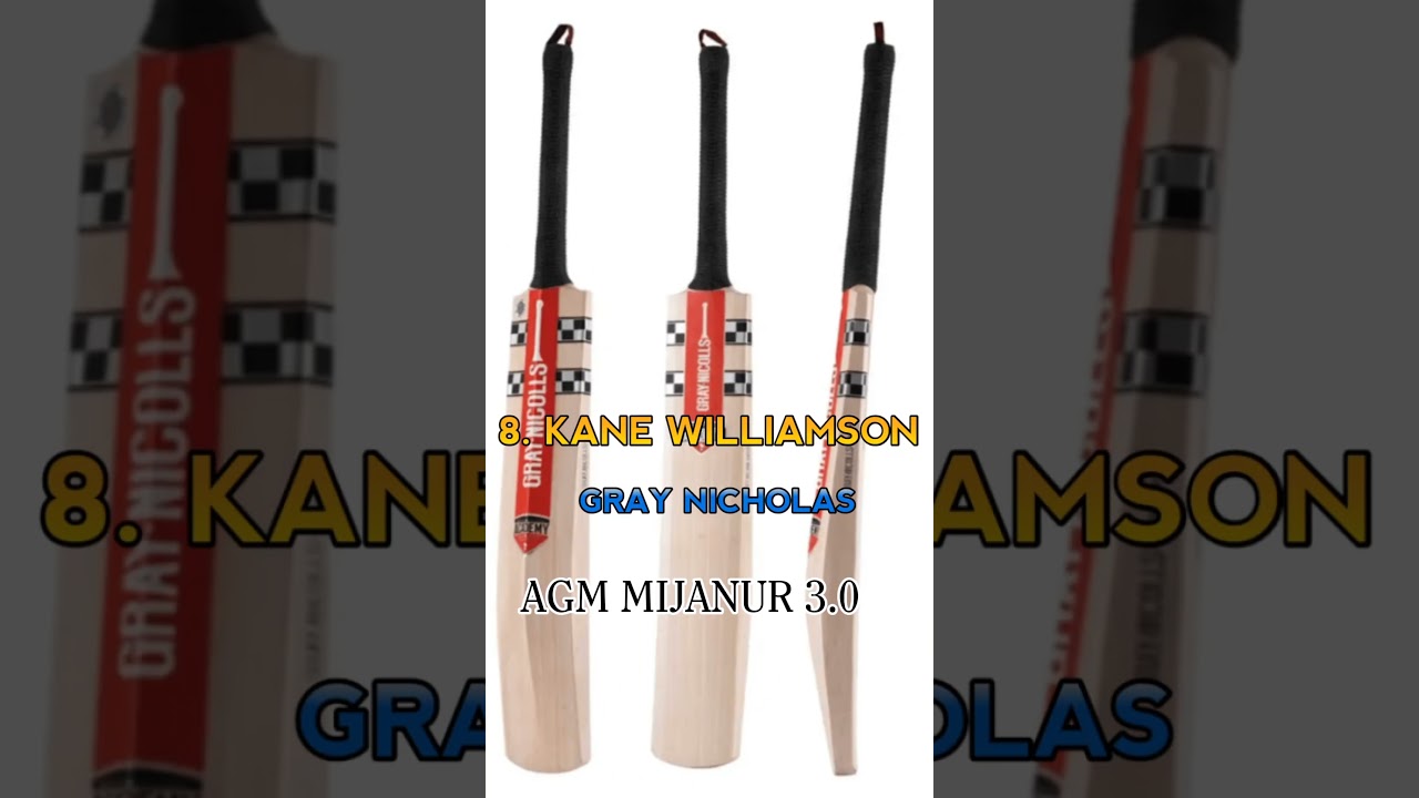 Top 10 bat brands sponsored by players 🏏 