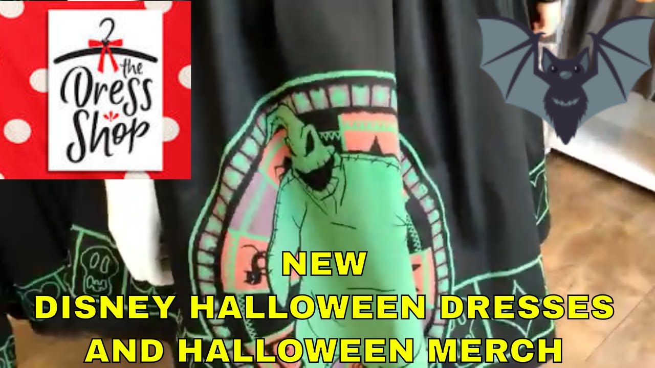 NEW HALLOWEEN DRESSES AND MERCH AT THE DISNEY DRESS SHOP DOWNTOWN DISNEY -AUGUST 2020