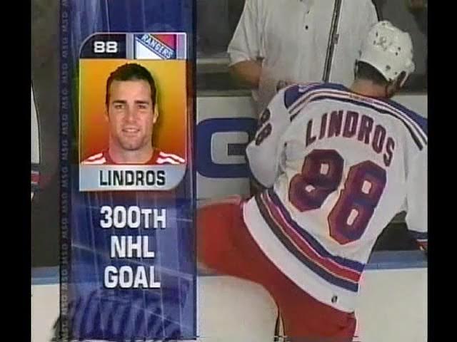 Eric Lindros 2001 New York Rangers Vintage Alternate Throwback NHL