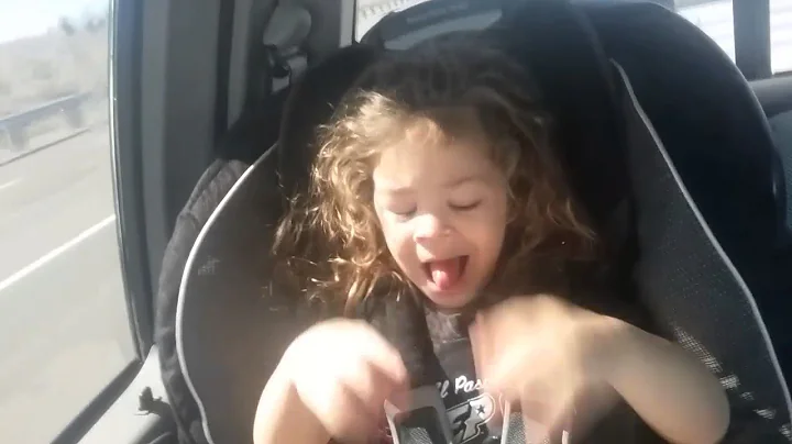 Little girl practicing for Ellen show, gotta start...