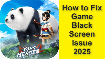 How to Fix Yong Heroes 2: Storm Returns Game Black Screen Issue 2025