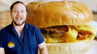 How To Make A NYC Deli Bacon, Egg, and Cheese With Justin | Delish