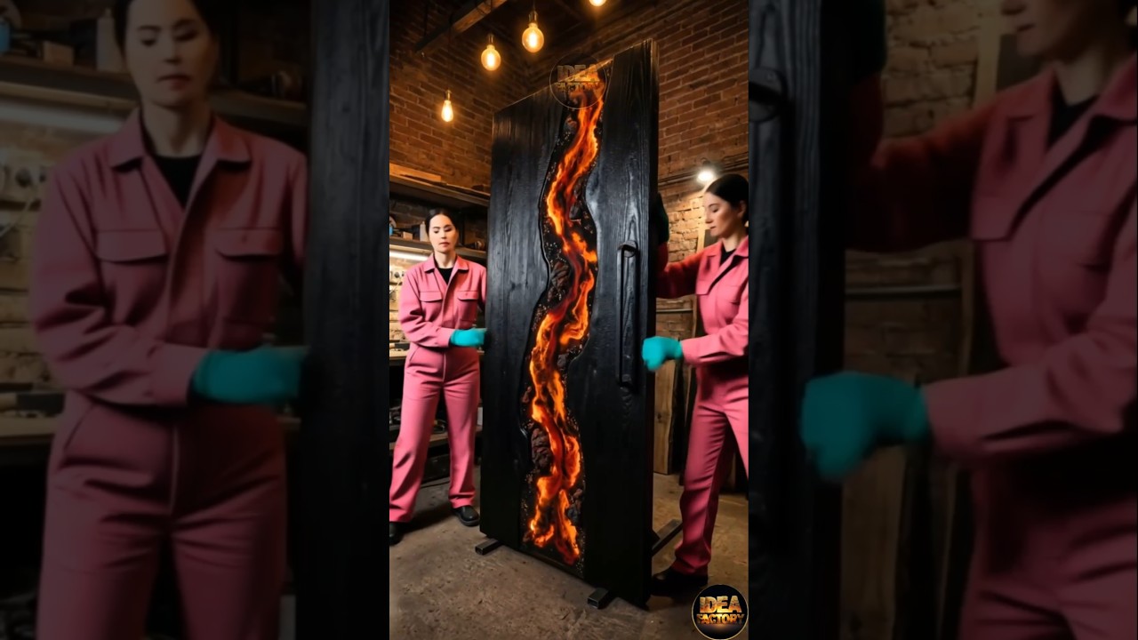 Вам обязательно понравится этот дизайн двери. 