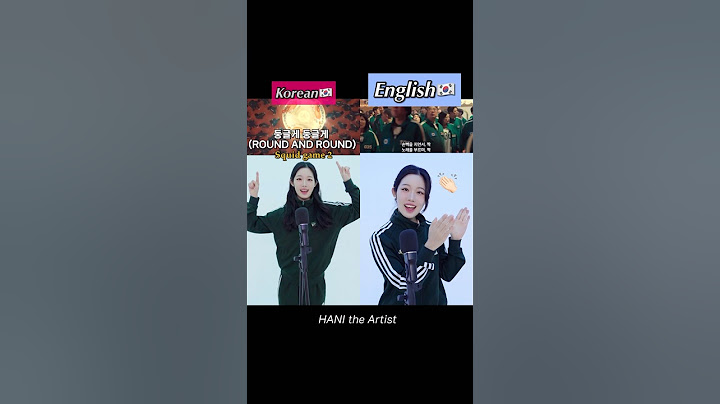 둥글게 둥글게(dunggeulge dunggeulge) cover Korean🇰🇷 VS English ver🇬🇧‼️#squidgame2