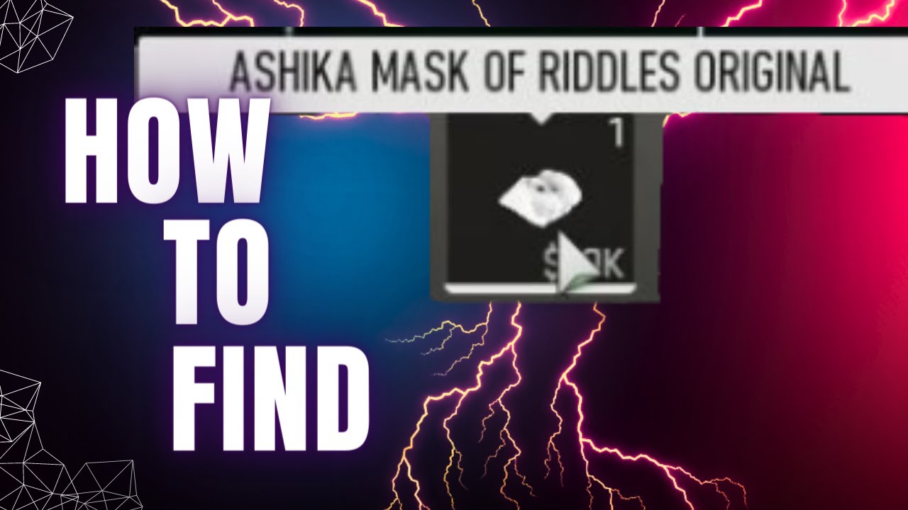★入手困難★PEACEMINUSONE EASY CUT MASKING How to Find Ashika Original Mask Contraband Stash Upgrade