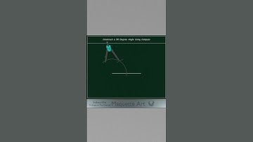 Construct a 90 Degree Angle Using Compass #shorts #geometry