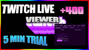 Twitch Live Viewer Bot | FREE TRIAL | FREE TWITCH BOT | 2025 Working