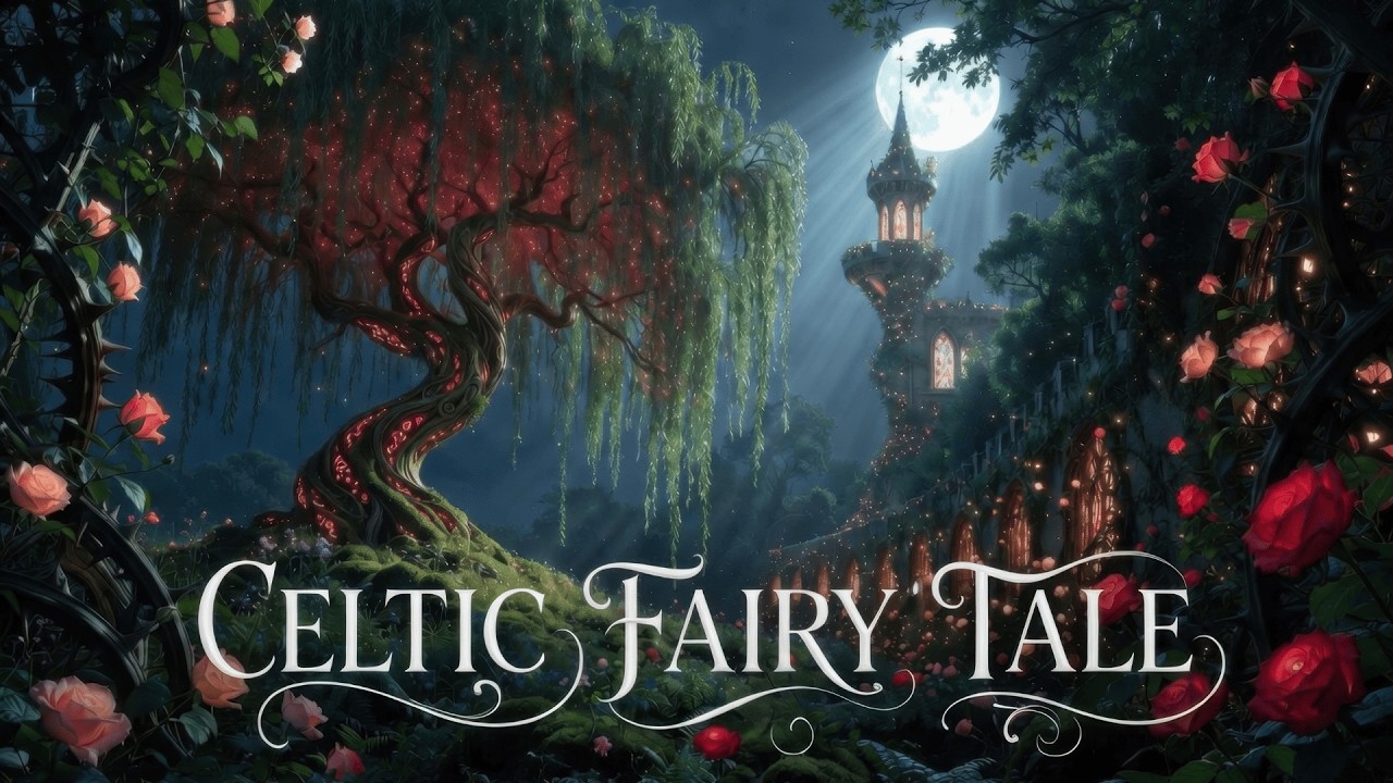 Fairy Tale Grove | Celtic Fantasy Ambience | Fairy Tale Tower & Bioluminescent Roses