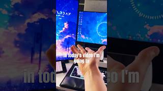How to make your desktop look 1000X better #gaming #shorts #tech