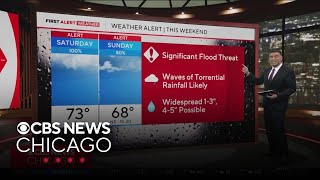 Chicago weather: Heavy rains bring weekend flood threat
