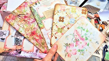 How to Make Journals Cards Out Of Greeting Cards for Your Junk Journals! Easy Tutorial Paper Outpost