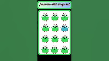 Find the Odd emoji out||Memory test challenge||Emoji challenge #viral