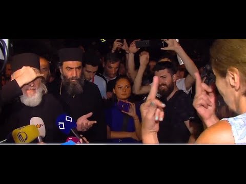 ნატა ფერაძემ სასულიერო პირს შუა თითები აჩვენა