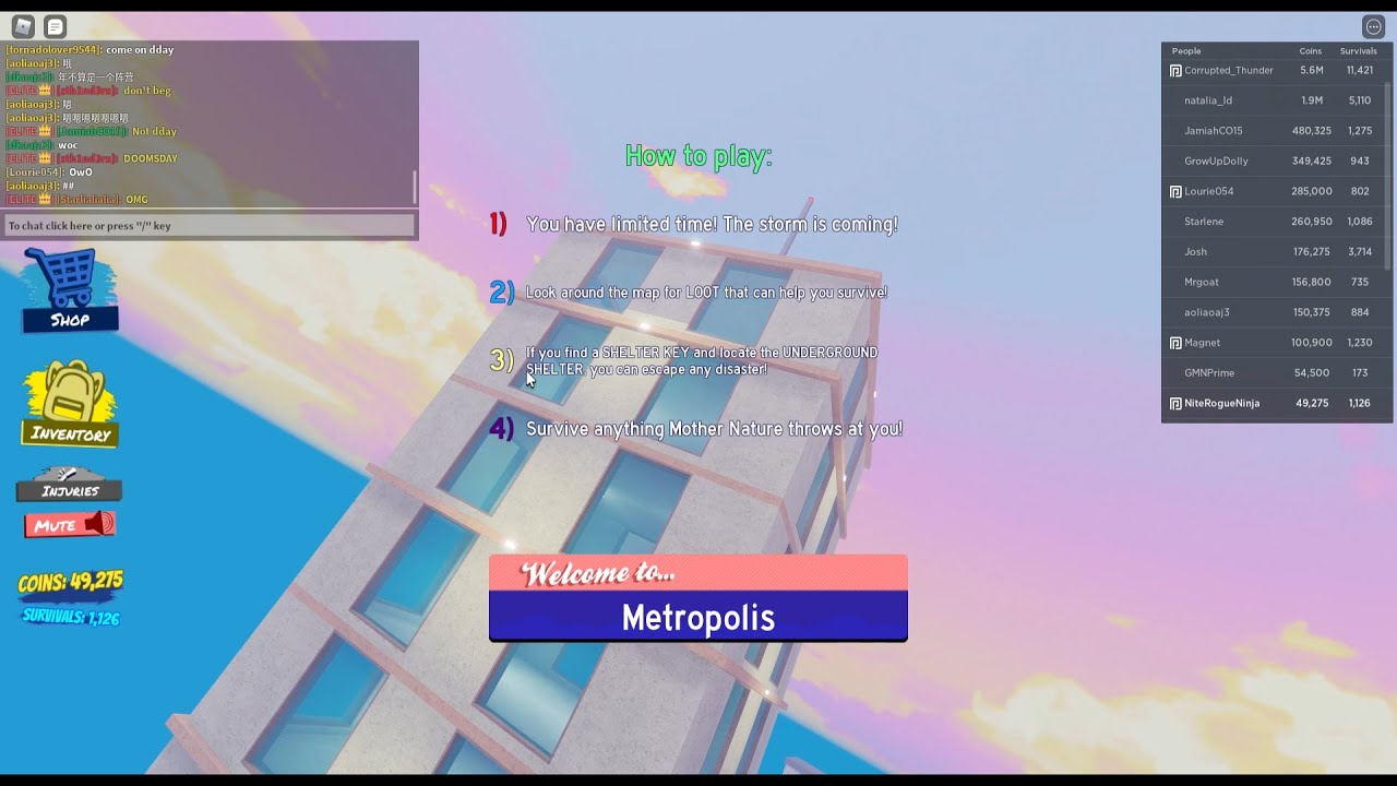 MY 10TH DOOMSDAY ON TAU (Success) | Roblox Tornado Alley Ultimate