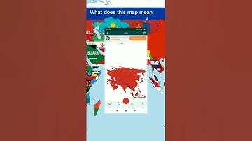 What does this map mean?