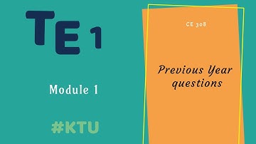 M1: Transportation Engineering 1: Q&A