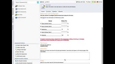 How to Create A Test in Eduphoria