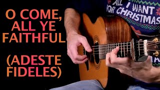 PDF Sample O Come All Ye Faithful - Adeste Fideles guitar tab & chords by Gareth Evans.