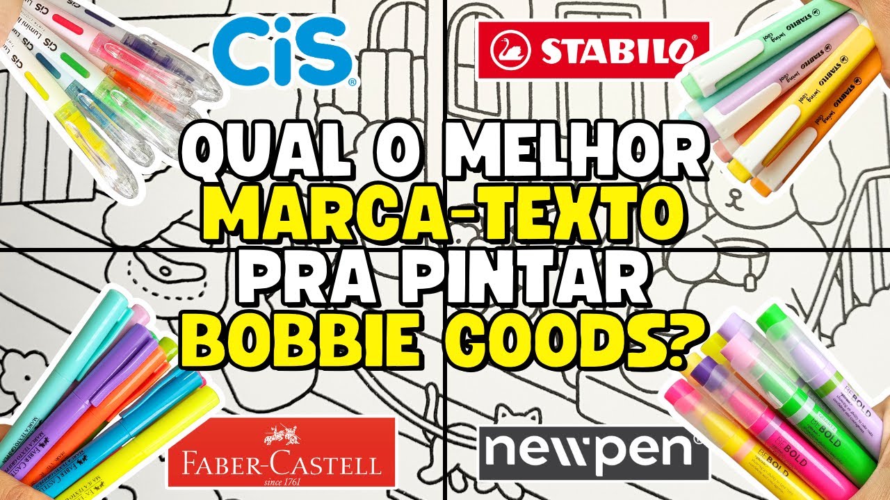 Pintando Bobbie Goods só com Marca-Textos!