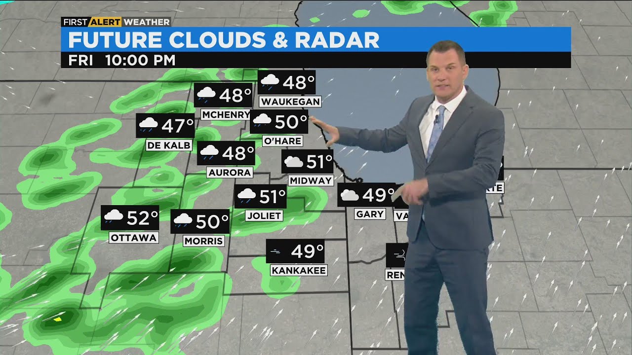 Chicago First Alert Weather: Temperatures climbing to the 50s - YouTube