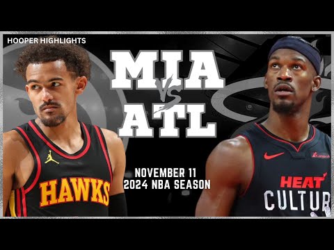 Miami Heat vs Atlanta Hawks Full Game Highlights | Nov 11 | 2024 NBA Season