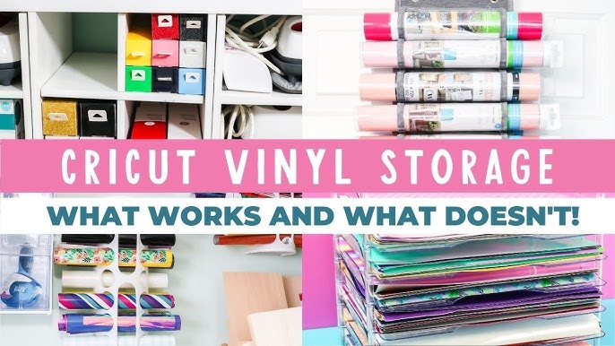Cricut - 😍😍😍 the win of all storage ideas for your iron on and vinyl!  @kraefiliphotography we are currently organizing right now and we thank you  for this amazing idea!😘