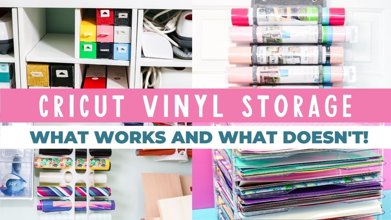 Vinyl Roll Organizer With Slap Bracelets, HTV Storage Solution, Cricut Iron  on Roll Organizer, Vinyl Roll Holder, Vinyl Roll Storage, Craft 