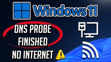 DNS PROBE FINISHED NO INTERNET Windows 11/10/7 FIXED | How to Fix Google Chrome Error