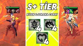 RİVEN & SORAKA CARRY⭐⭐⭐⭐⭐⭐!!! TFT SET 11